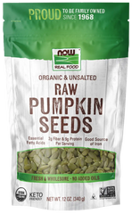Pumpkin Seeds, Organic, Raw & Unsalted