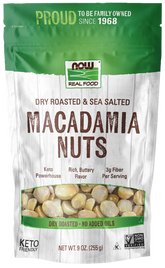 Macadamia Nuts, Dry Roasted & Sea Salted