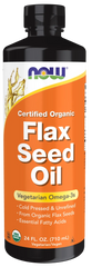 Flax Seed Oil Liquid, Organic
