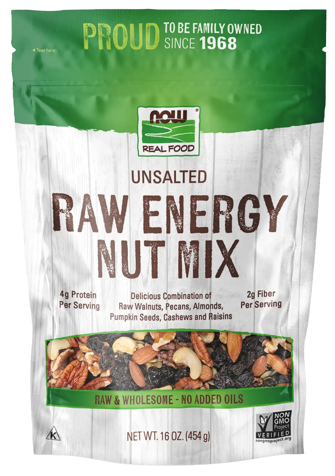 Raw Energy Nut Mix, Unsalted