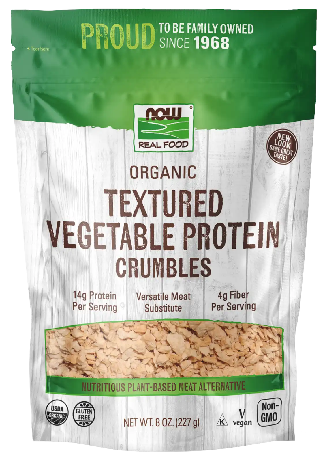 Textured Vegetable Protein Crumbles, Organic