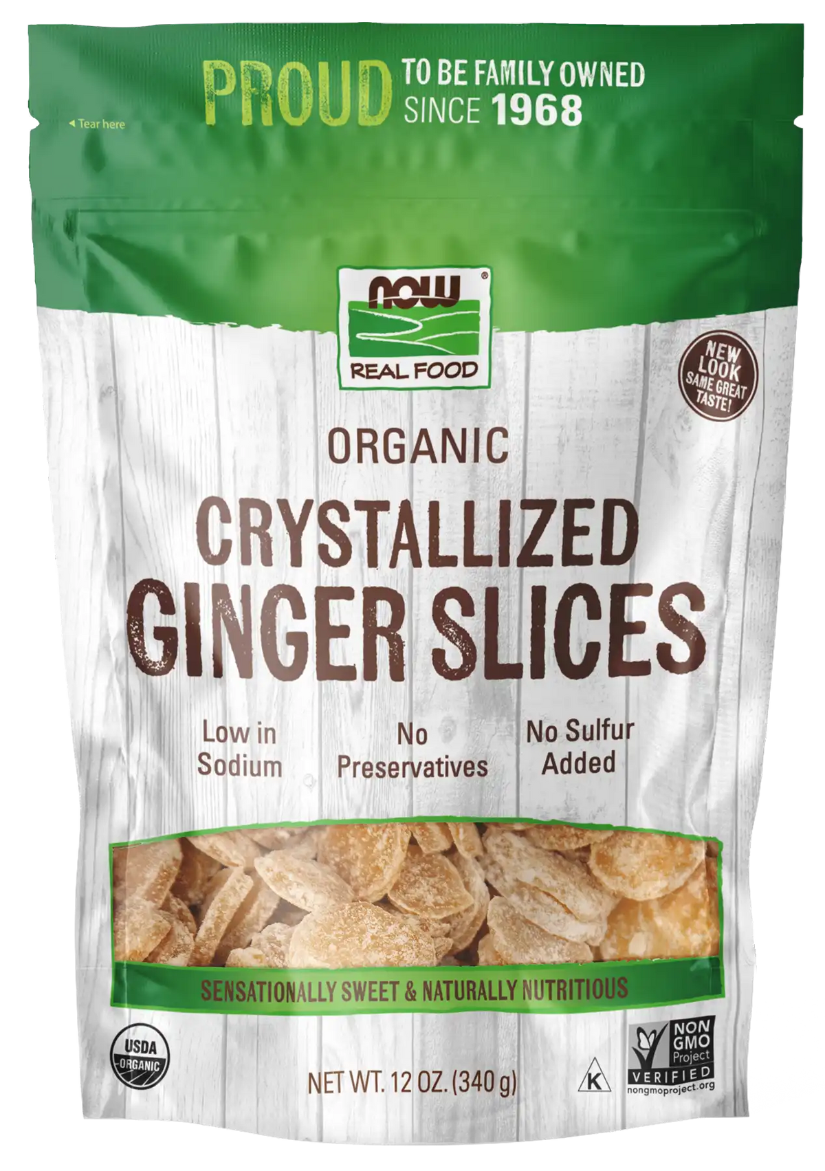 Ginger Slices, Crystallized & Organic