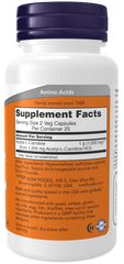 Acetyl-L-Carnitine 500 mg Veg Capsules