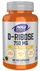 D-Ribose 750 mg Veg Capsules
