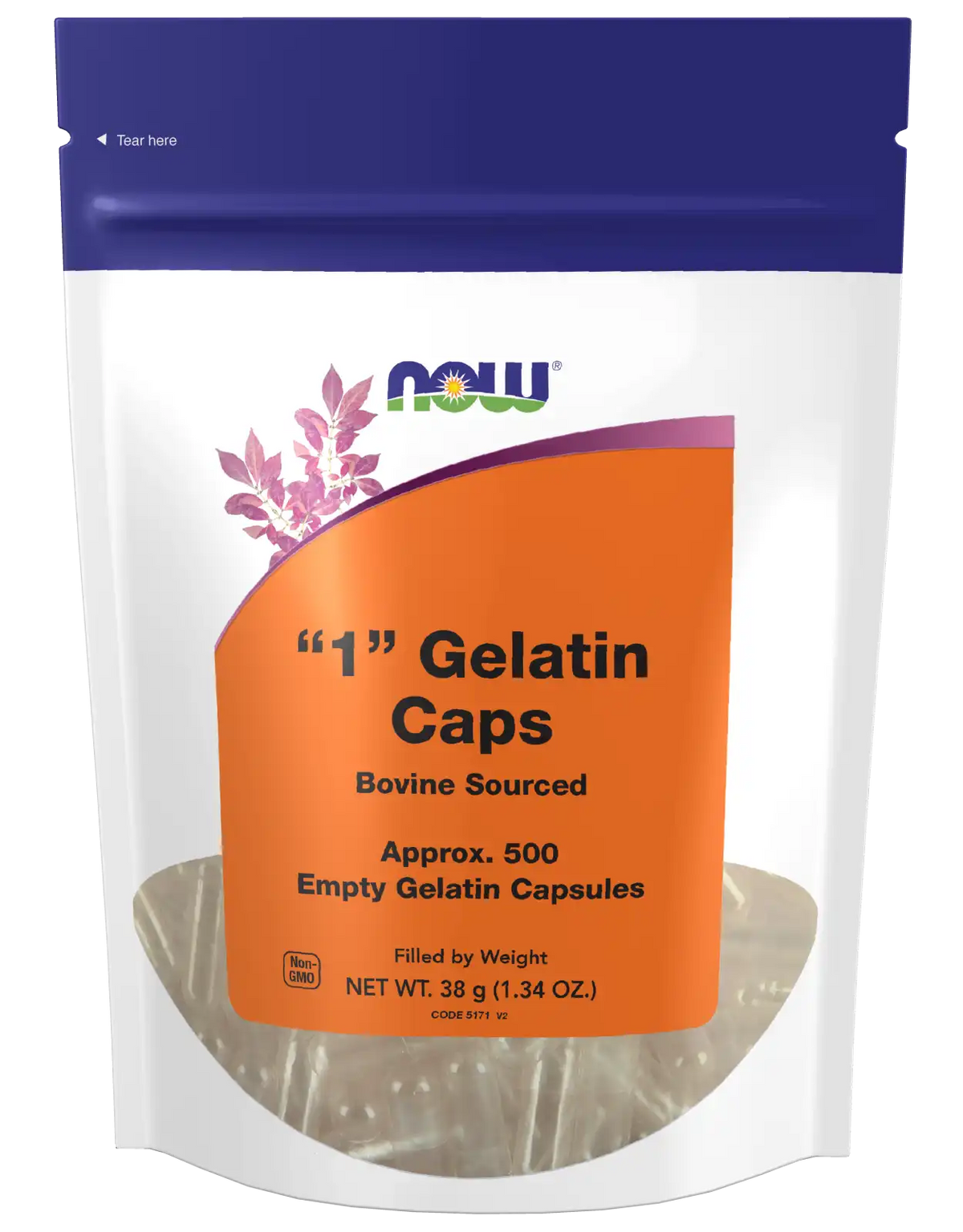 Empty Capsules, Gelatin, #1