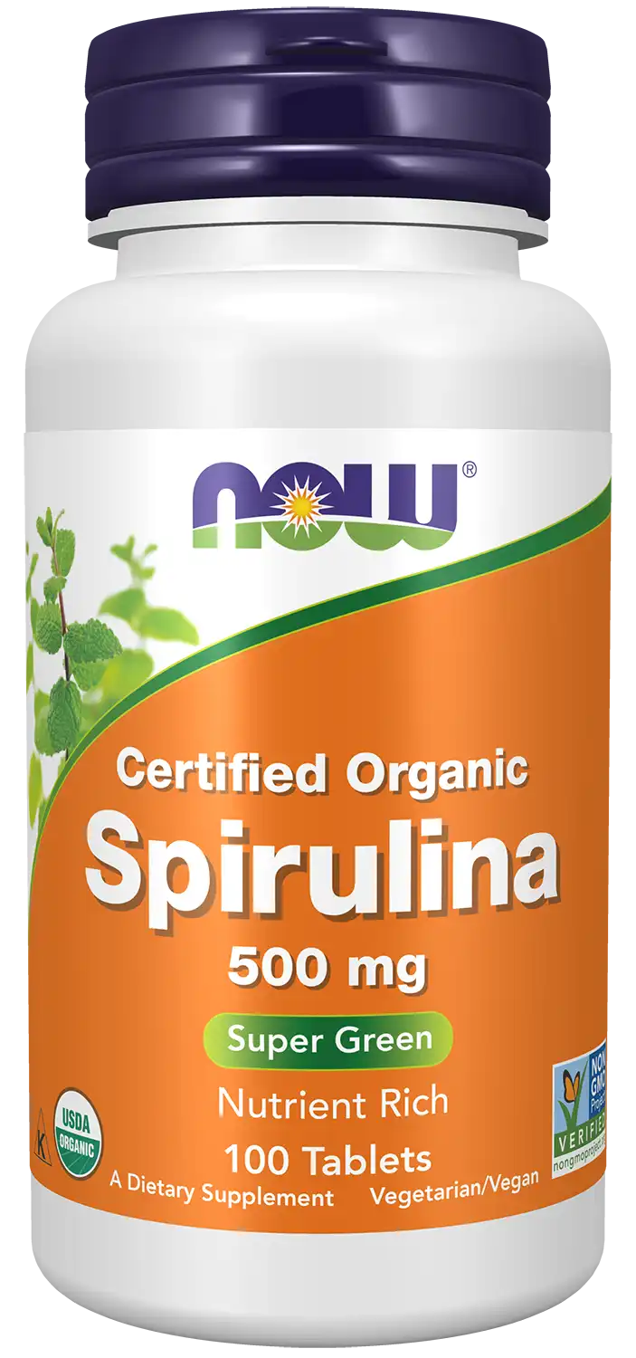 Spirulina, Organic 500 mg Tablets