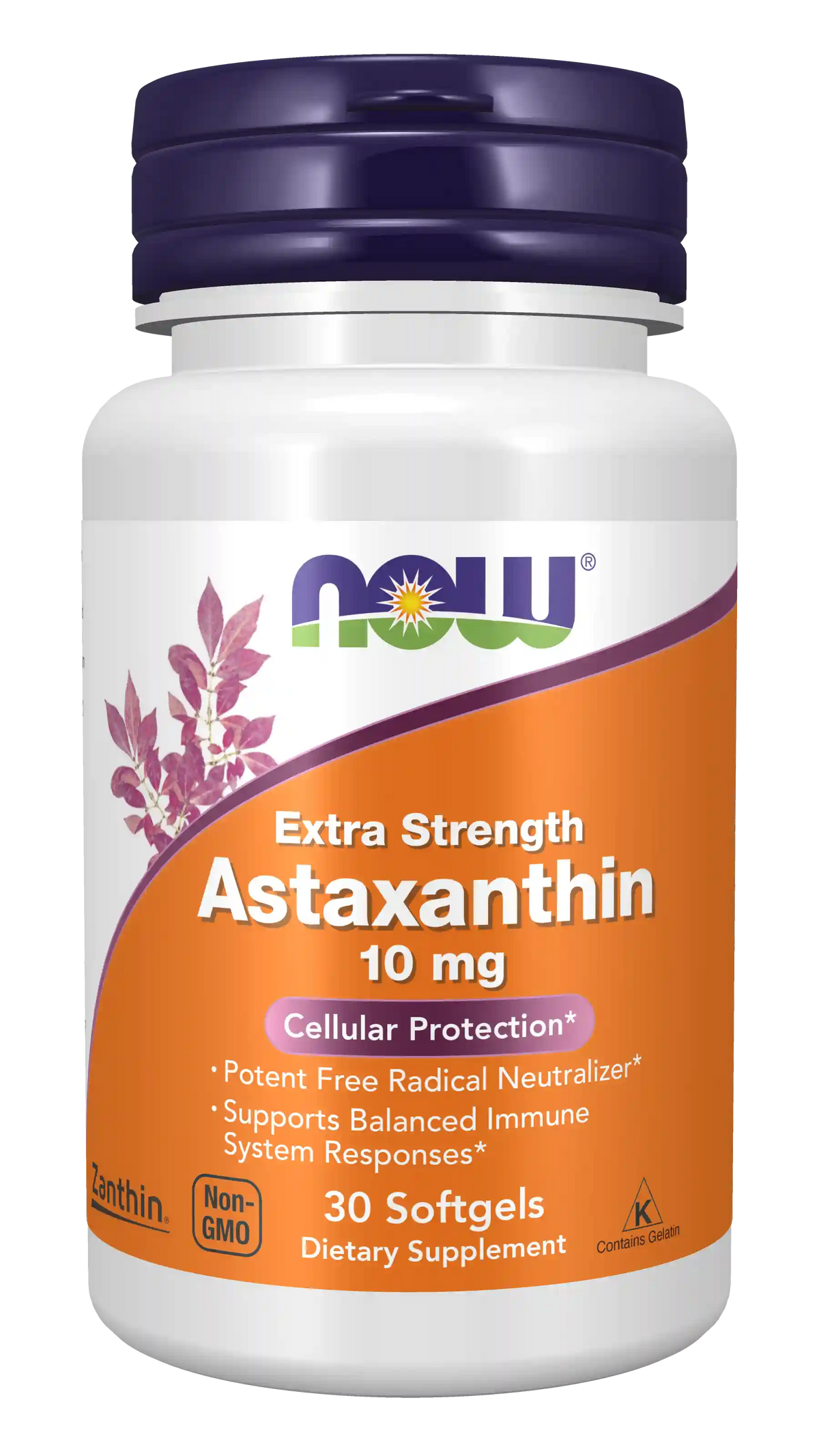 Astaxanthin, Extra Strength 10 mg Softgels
