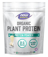 Plant Protein, Organic Creamy Vanilla Powder