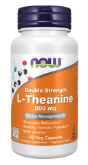 L-Theanine, Double Strength 200 mg Veg Capsules