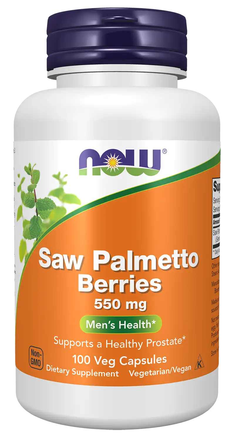 Saw Palmetto Berries 550 mg Veg Capsules