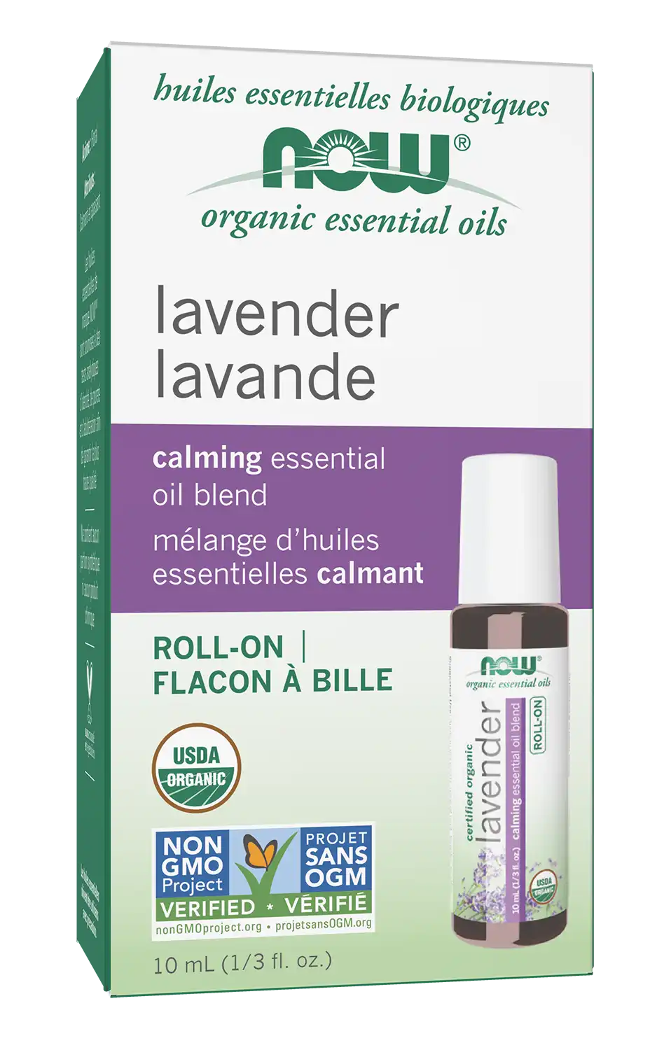 Lavender Calming Essential Oil Blend, Organic Roll-On