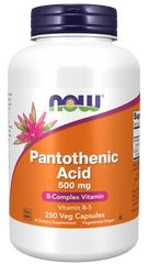Pantothenic Acid 500 mg Veg Capsules