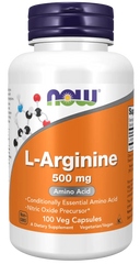 L-Arginine 500 mg Veg Capsules