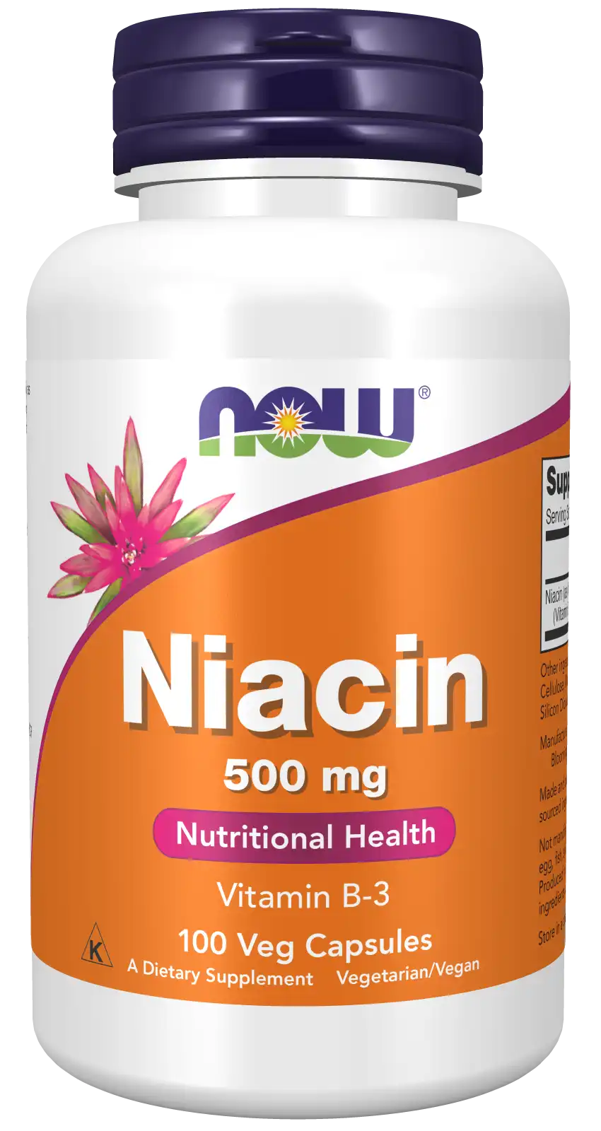 Niacin 500 mg Veg Capsules