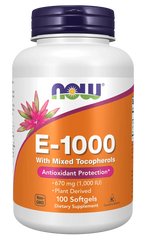 Vitamin E-1000 With Mixed Tocopherols Softgels