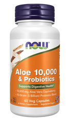Aloe 10,000 & Probiotics Veg Capsules