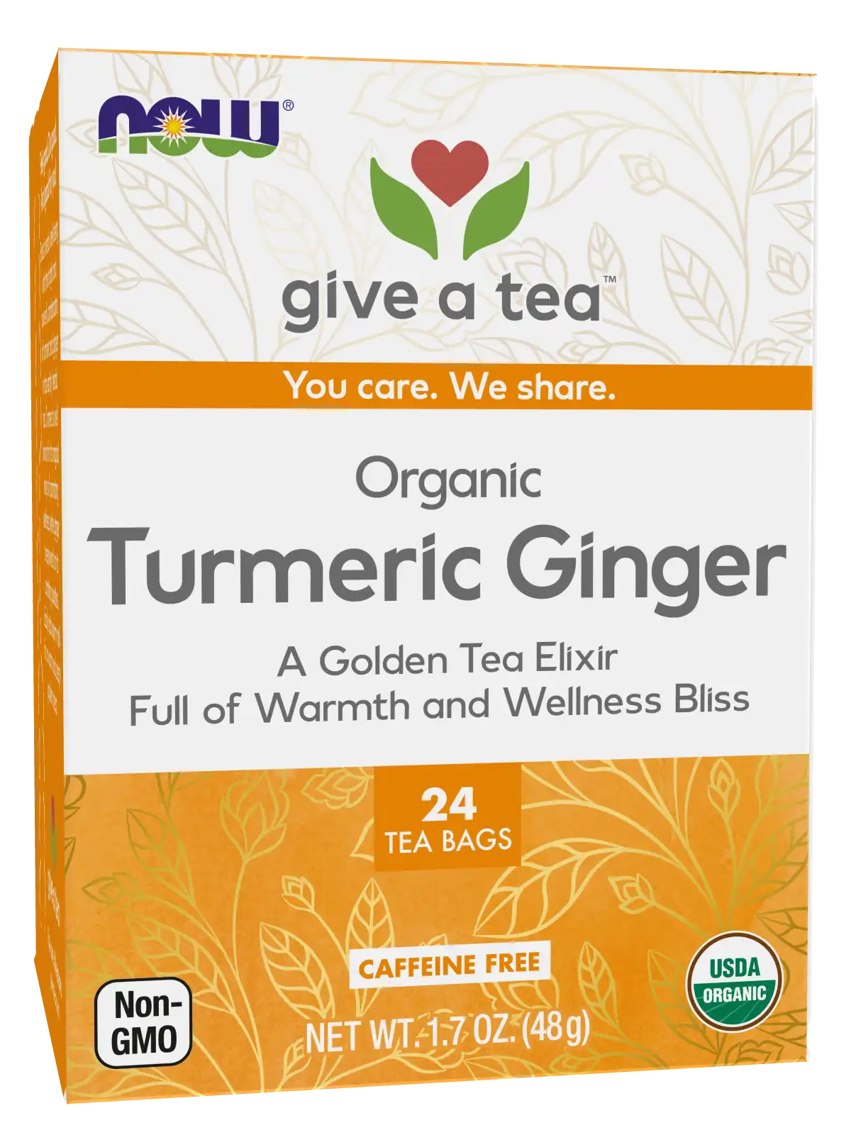 Turmeric Ginger Tea, Organic