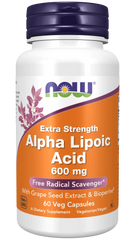 Alpha Lipoic Acid, Extra Strength 600 mg Veg Capsules