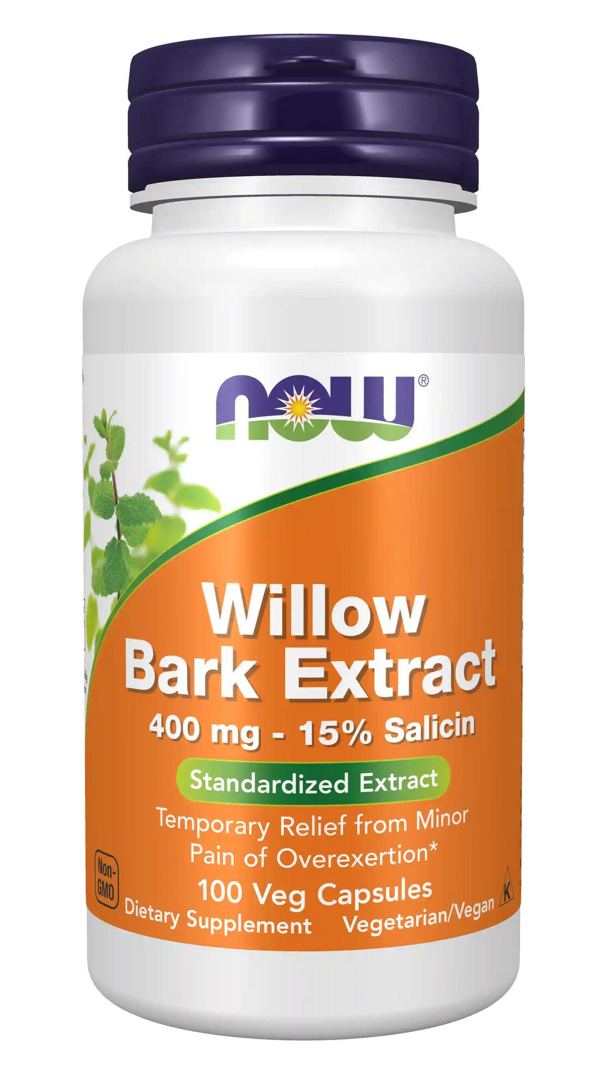 Willow Bark Extract 400 mg Veg Capsules