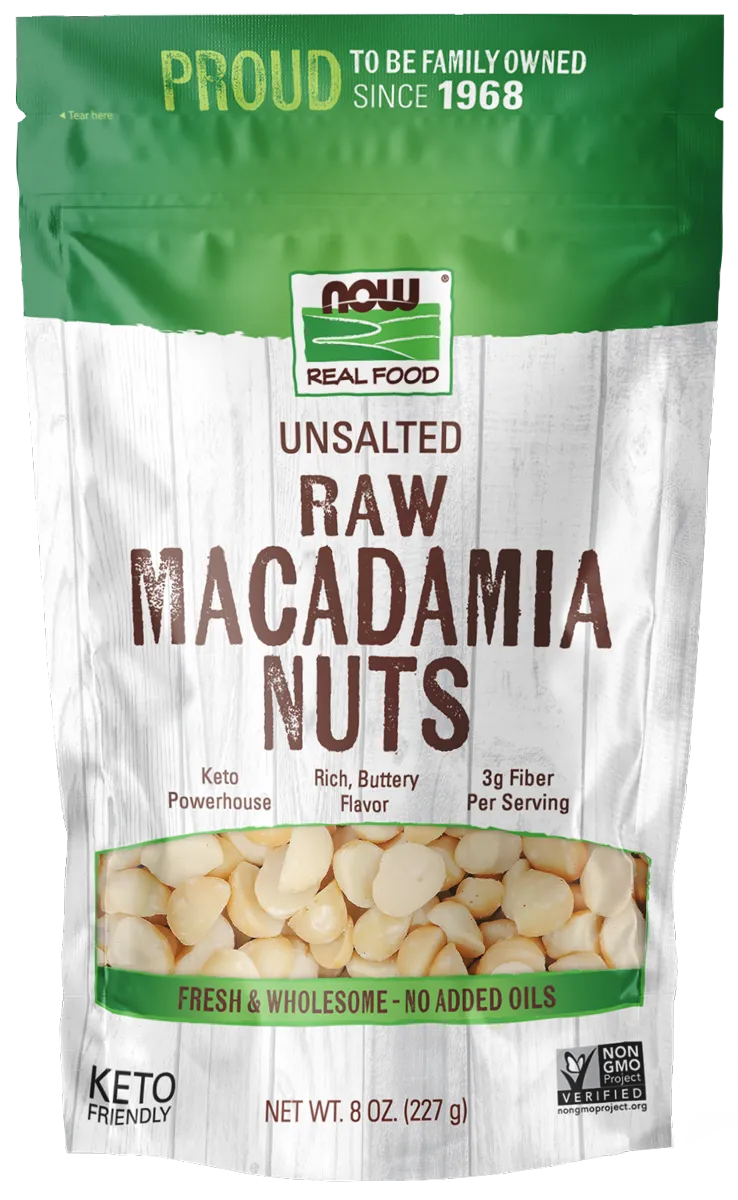 Macadamia Nuts, Raw & Unsalted