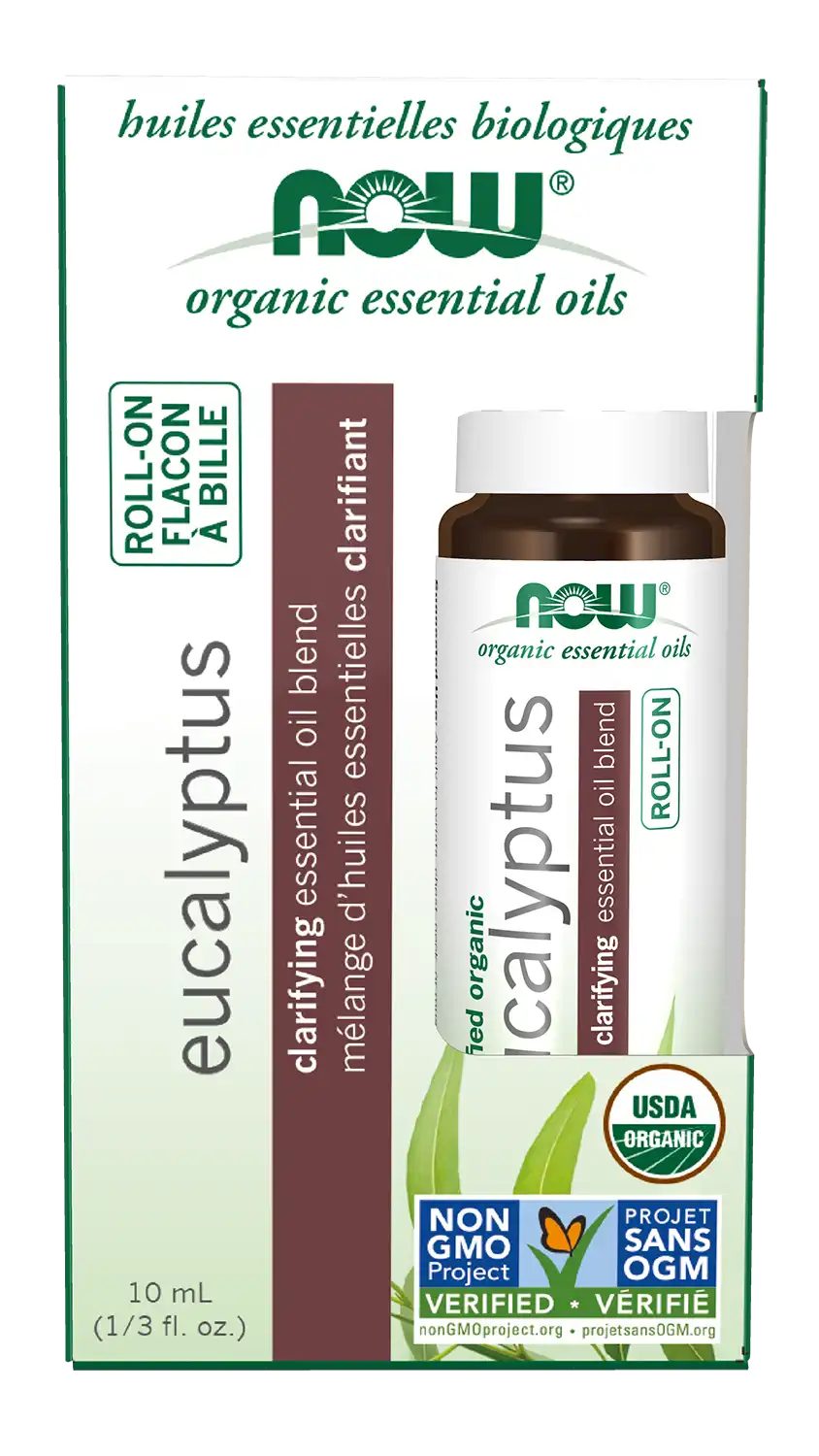 Eucalyptus Essential Oil Blend, Organic Roll-On