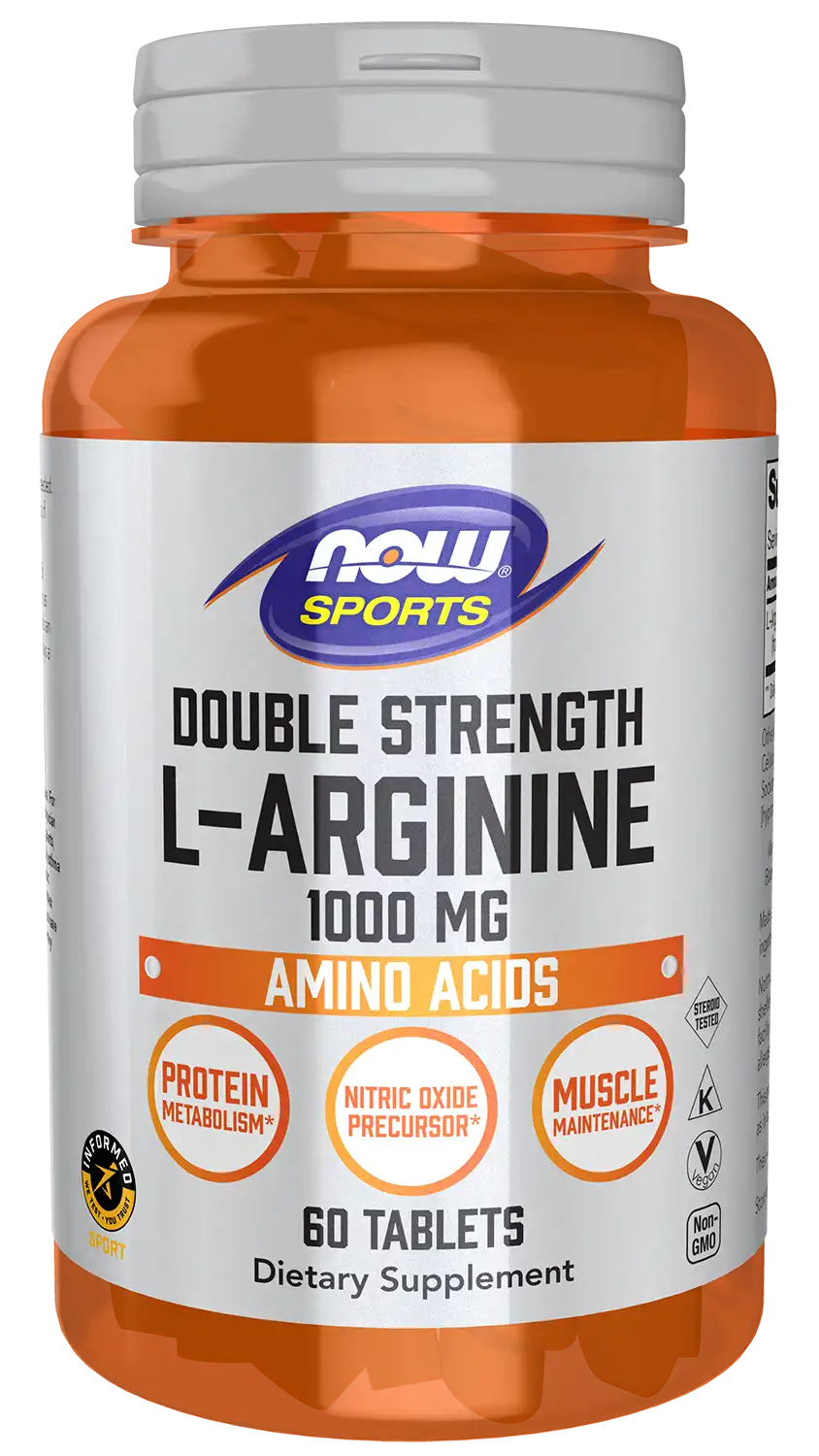 L-Arginine 1000 mg, Double Strength Tablets