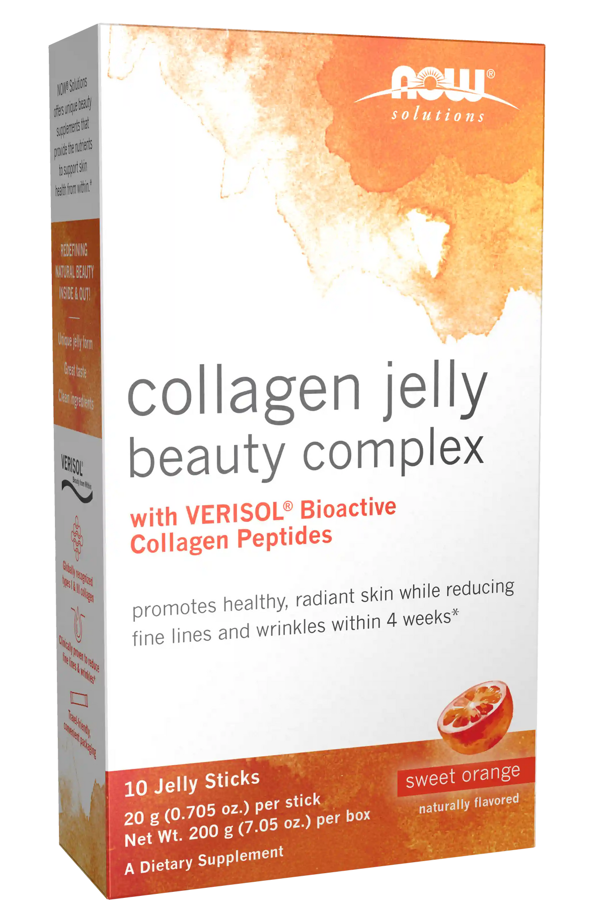 Collagen Jelly Beauty Complex, Sweet Orange Jelly Sticks