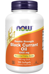 Black Currant Oil, Double Strength 1000 mg Softgels