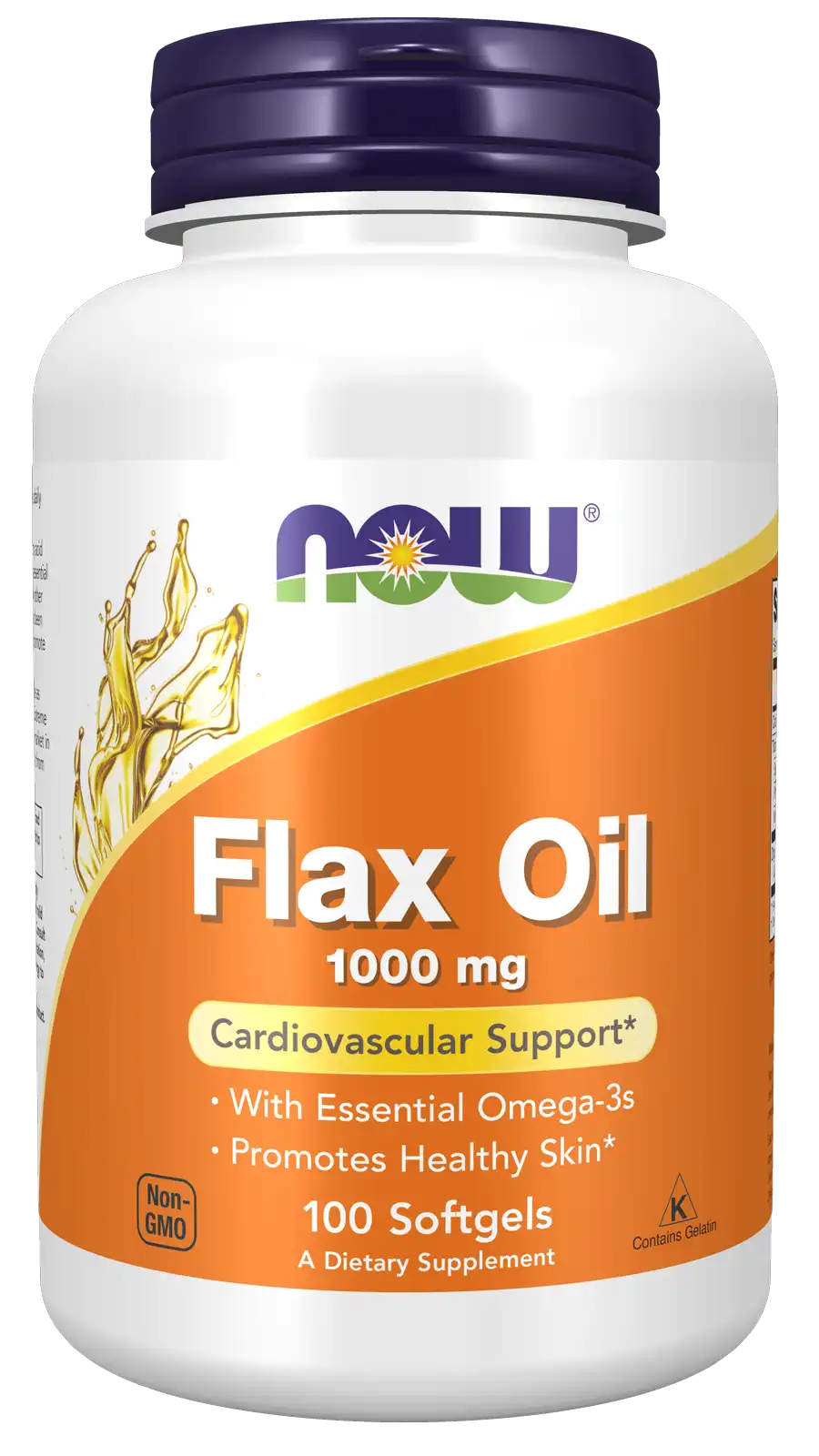 Flax Oil 1000 mg Softgels