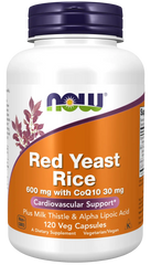 Red Yeast Rice 600 mg with CoQ10 30 mg Veg Capsules