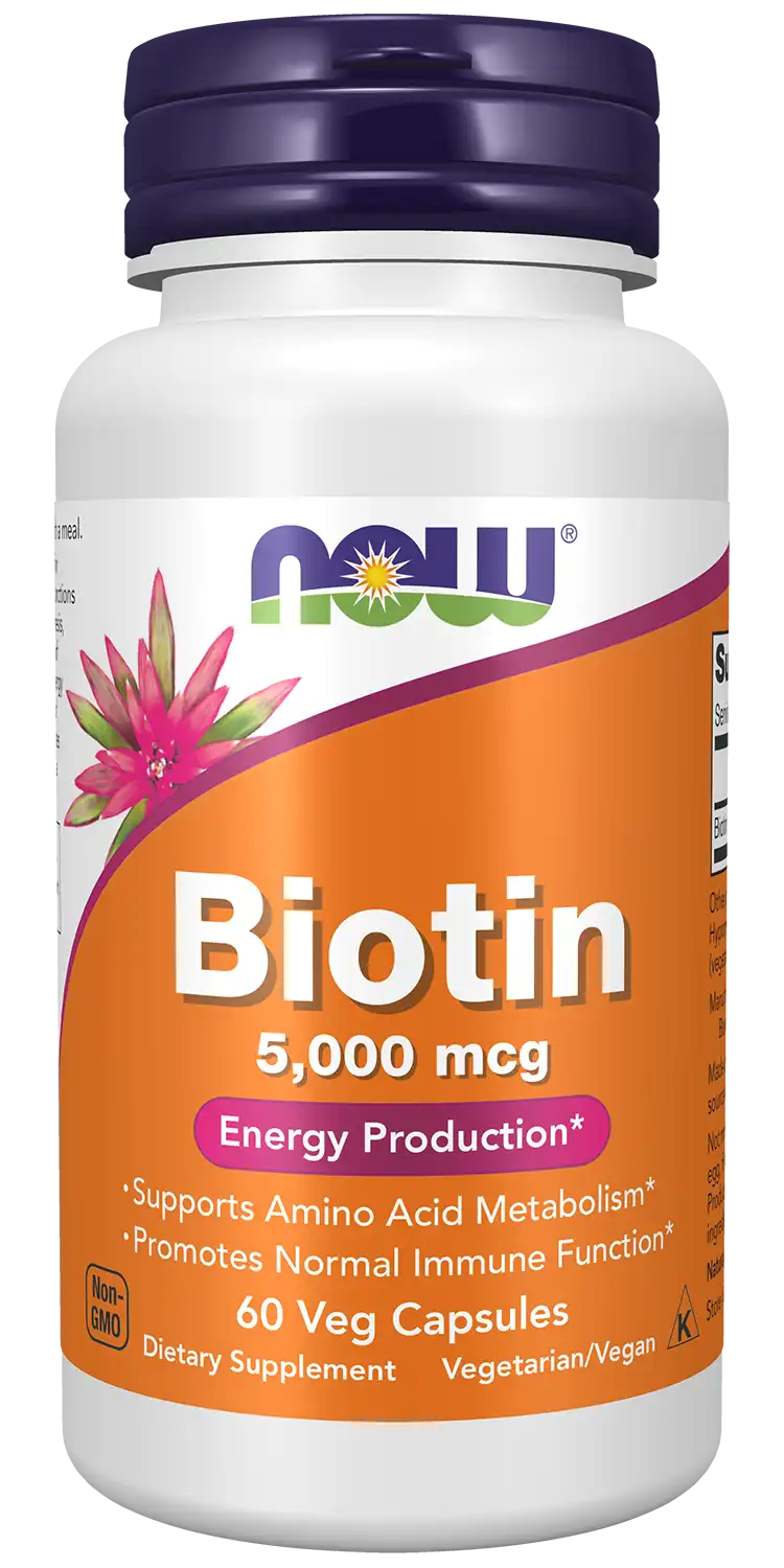 Biotin 5,000 mcg Veg Capsules
