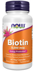 Biotin 5,000 mcg Veg Capsules