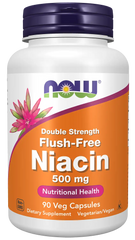 Niacin 500 mg, Double Strength Flush-Free Veg Capsules