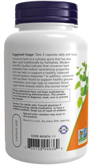 Cinnamon Bark 600 mg Veg Capsules