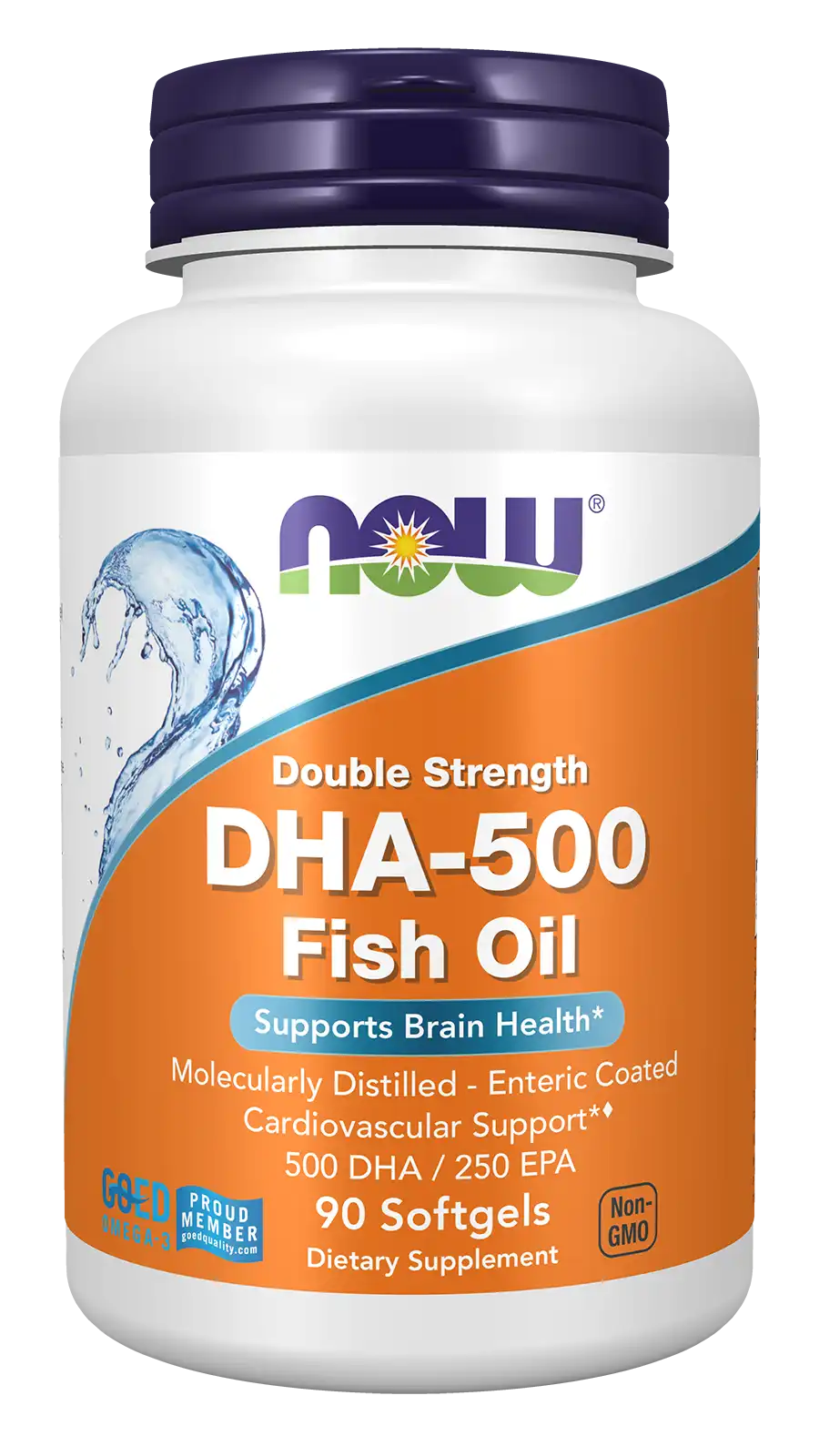 DHA-500 Fish Oil, Double Strength Softgels