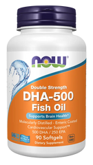DHA-500 Fish Oil, Double Strength Softgels