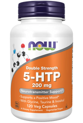 5-HTP, Double Strength 200 mg Veg Capsules
