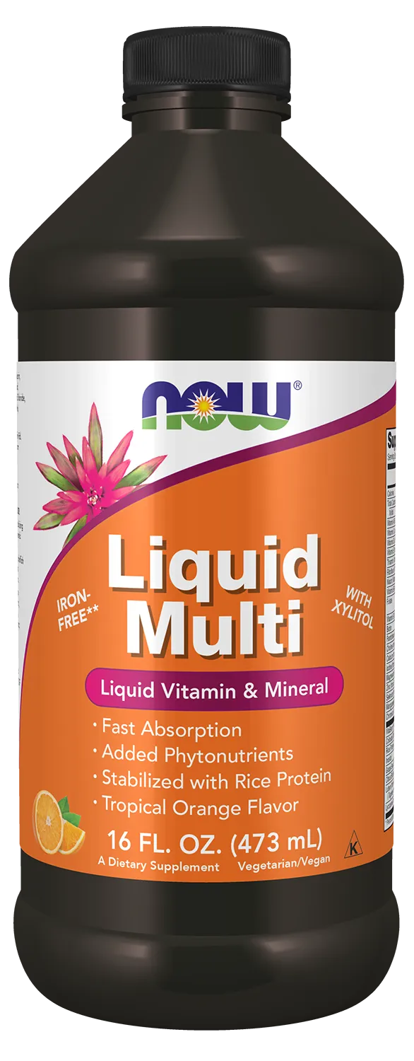 Liquid Multi, Tropical Orange Flavor