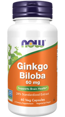 Ginkgo Biloba 60 mg Veg Capsules