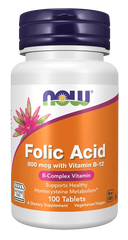 Folic Acid 800 mcg with Vitamin B-12 Tablets
