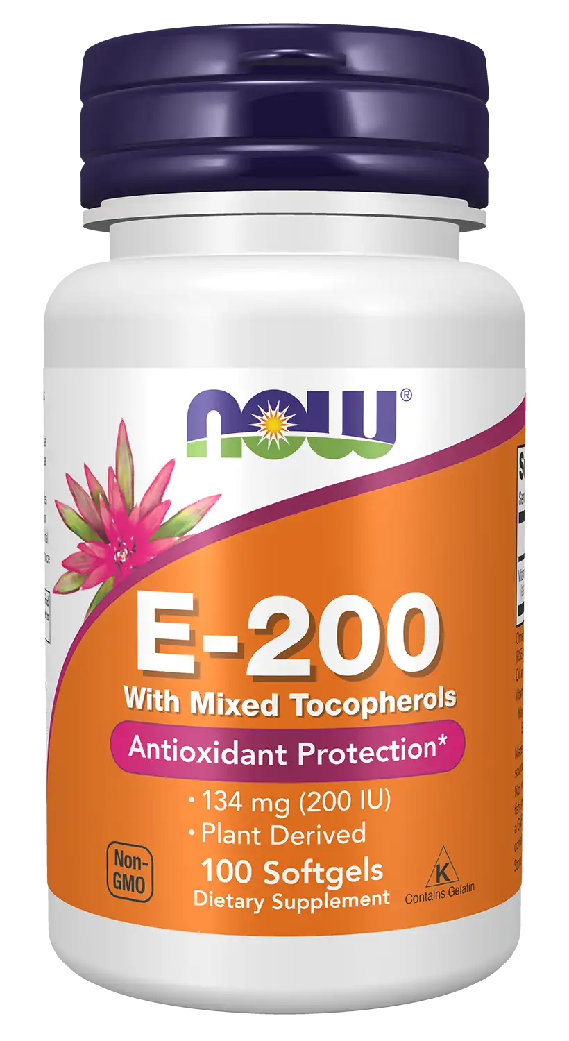 Vitamin E-200 With Mixed Tocopherols Softgels