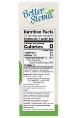 BetterStevia® Packets, Organic