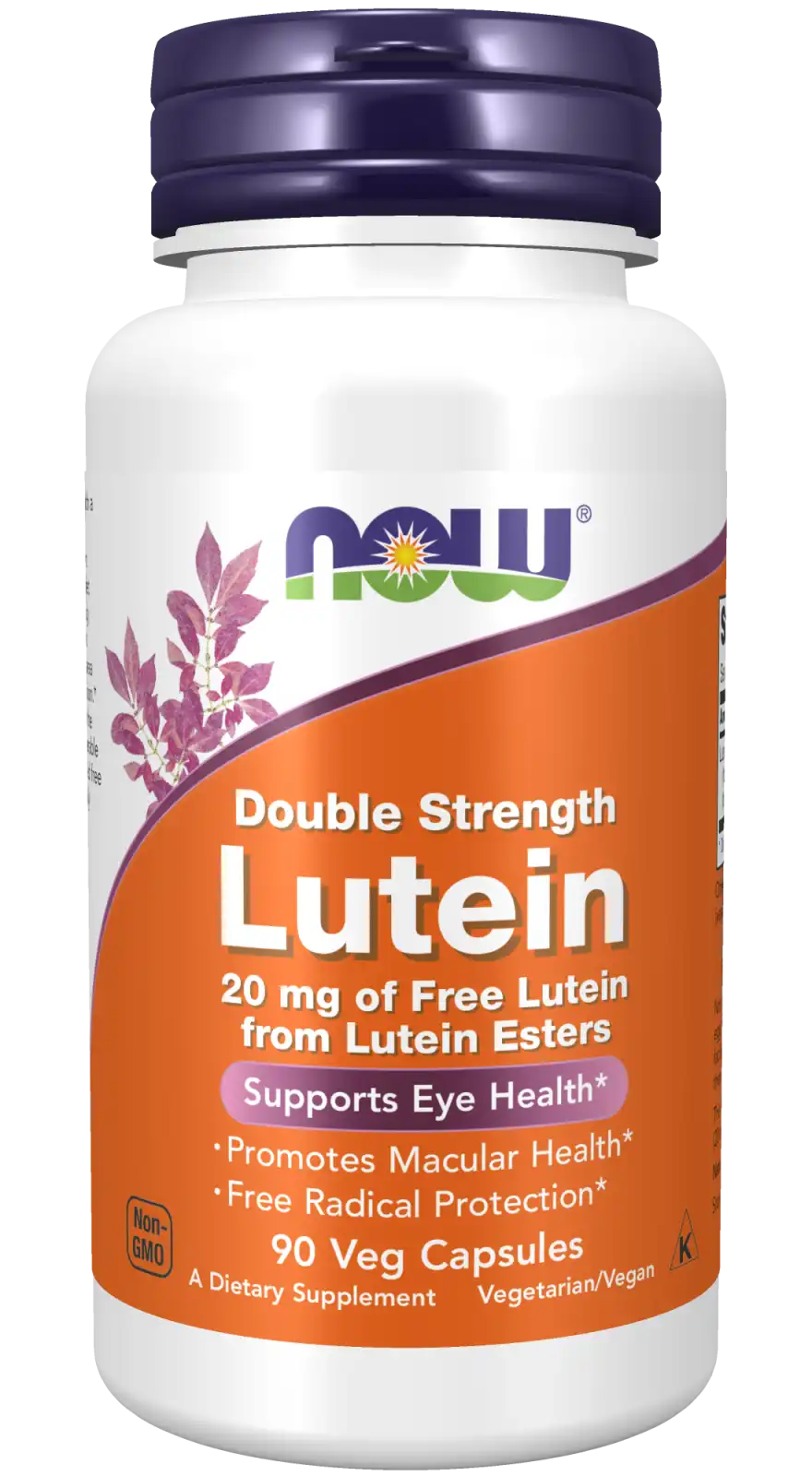Lutein, Double Strength 20 mg Veg Capsules
