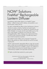 FireMist™ Lantern Rechargeable Diffuser