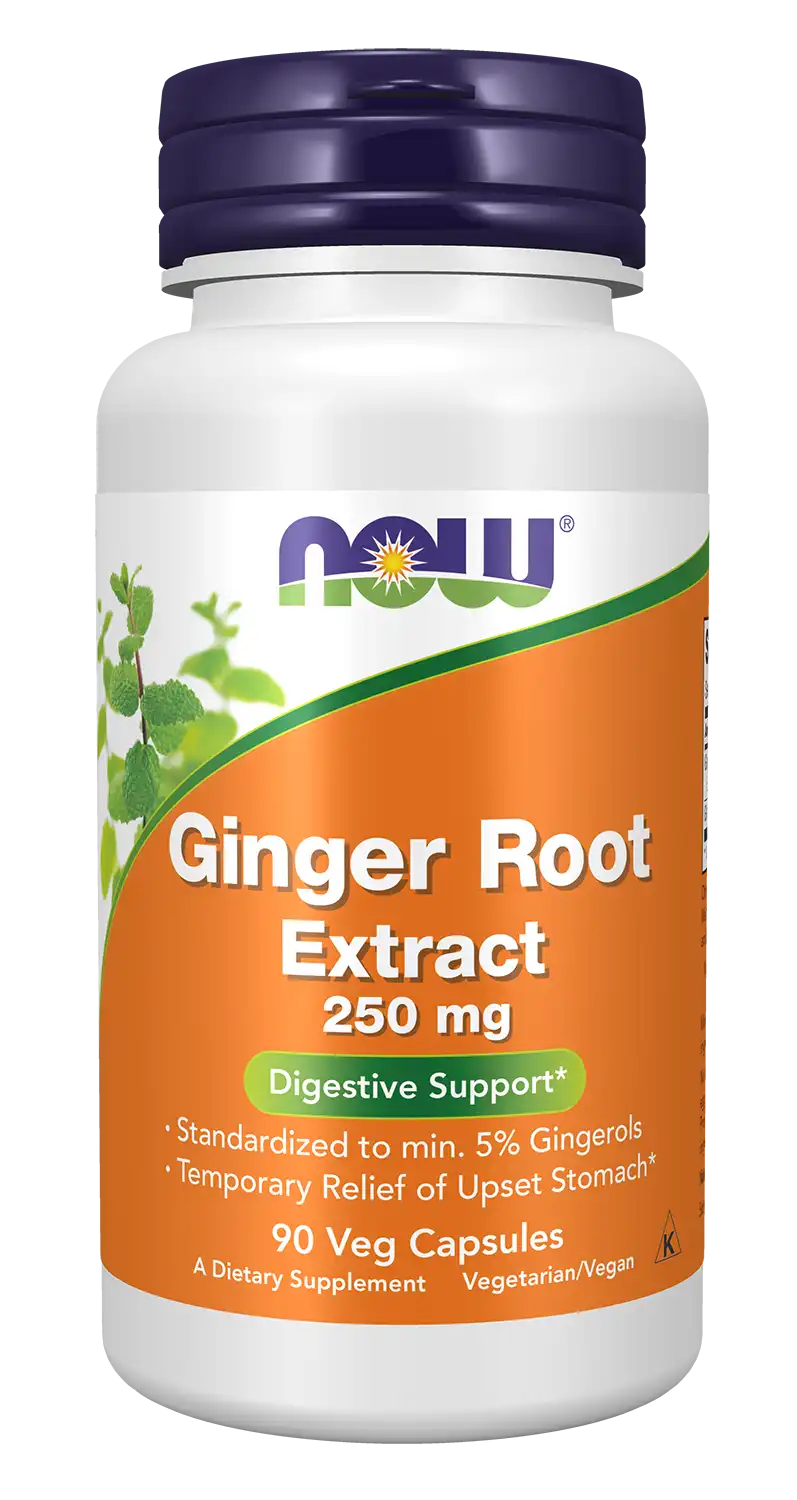 Ginger Root Extract 250 mg Veg Capsules