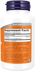 L-Histidine 600 mg Veg Capsules