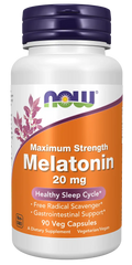 Melatonin, Maximum Strength 20 mg Veg Capsules