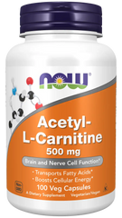 Acetyl-L-Carnitine 500 mg Veg Capsules
