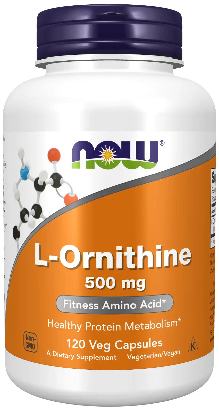 L-Ornithine 500 mg Veg Capsules