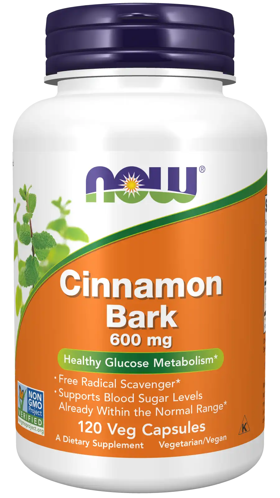Cinnamon Bark 600 mg Veg Capsules